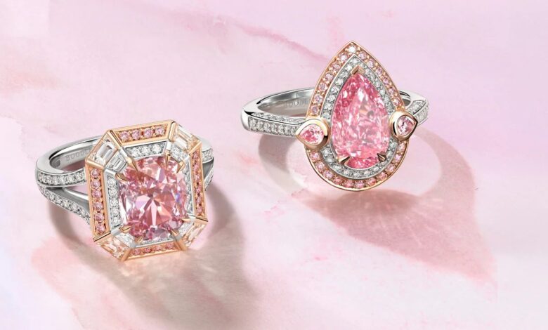 Компания Boodles выпускает два новых кольца с розовыми бриллиантами